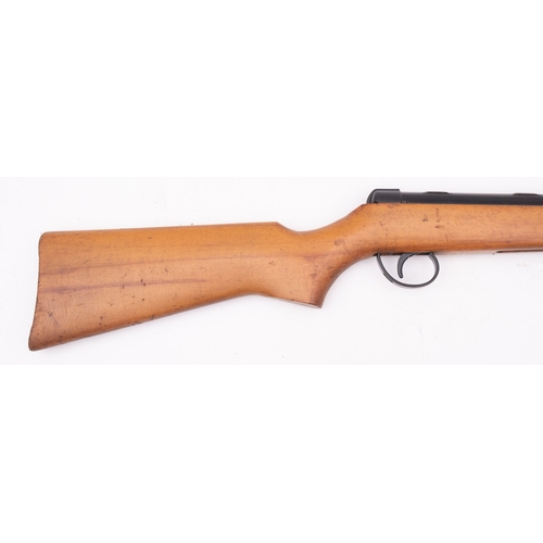 148 - A BSA Meteor ,.177 calibre air rifle, serial number NA05916, on semi pistol stock.