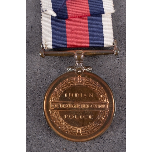 312 - An Indian Police Medal for Distinguished Conduct, 'W. Duff Inspector of Police Bengal', in case of i... 