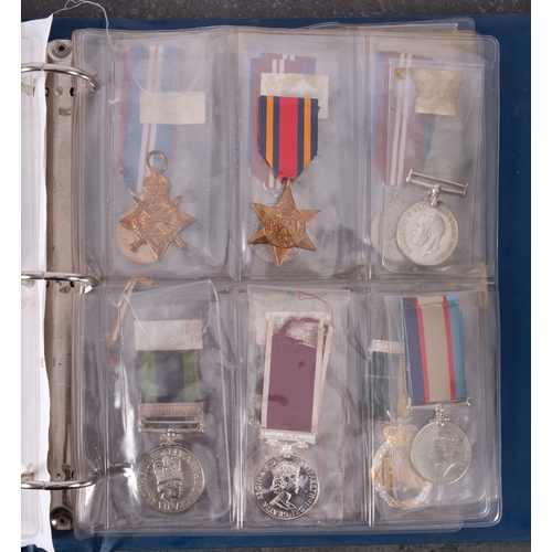 360 - A collection of reproduction medals in a Medal Album.