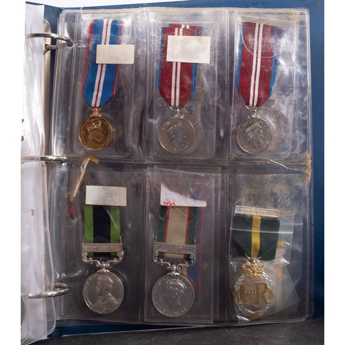 360 - A collection of reproduction medals in a Medal Album.