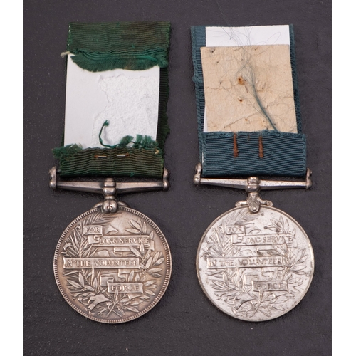 397 - An Edward VII Volunteer Long Service Medal, '7342 L.Sjt  S.W.Pringle, The Queens R.V.B.Rl.Scots', to... 