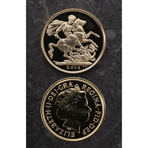 834 - A Royal Mint 2014 sovereign, boxed