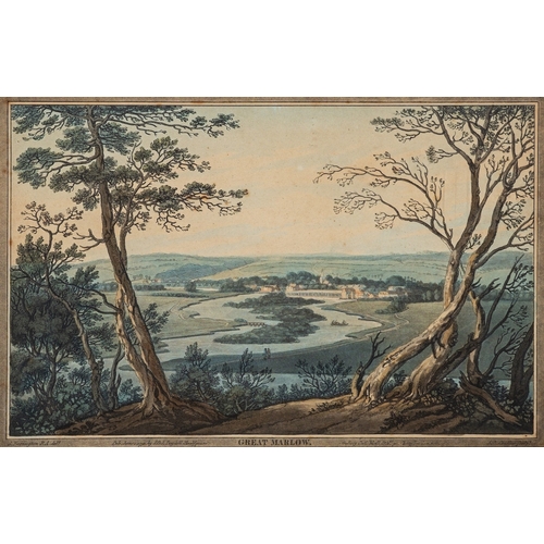 622 - After Joseph Farington  (British, 1747-1821) Views of the Thames, including 'Great Marlow', 'The Win... 