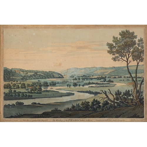 622 - After Joseph Farington  (British, 1747-1821) Views of the Thames, including 'Great Marlow', 'The Win... 