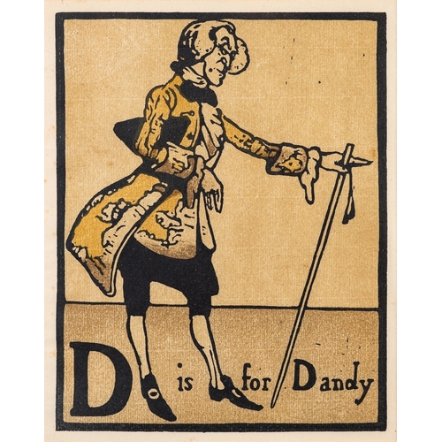 623 - William Nicholson (British, 1872-1949) 'D is for Dandy' Lithograph 26 x 21cm From  'An Alphabet'  pu... 