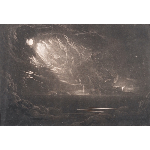 632 - After John Martin (British, 1789-1854) Illustrations to Milton's 'Paradise Lost' Two mezzotints The ... 