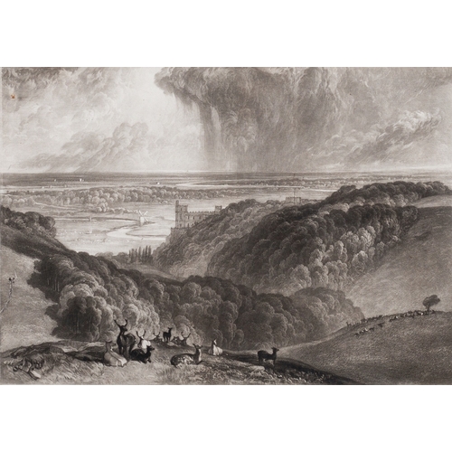 634 - After J.M.W. Turner (British, 1775-1851) Arundel Castle, on the River Arun Engraving 16 x 22.5cm Eng... 