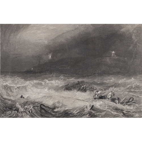 635 - After J.M.W. Turner (British, 1775-1851) Lowerstoffe Engraving 17 x 25.5cm Engraved by W.R. Smith, p... 