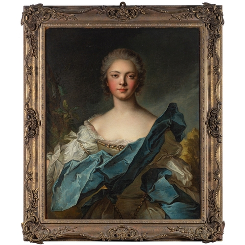 676 - Studio of Jean-Marc Nattier 
(French, 1685-1766) 
A portrait of a Lady of the Court of Louis XV
Oil ... 