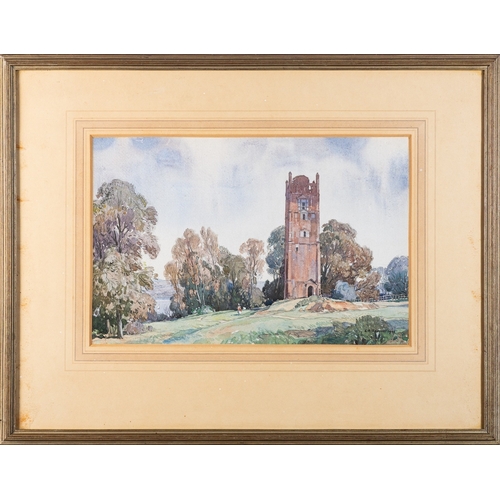 796 - *  Leonard Russell Squirell (1893-1979) Freston Tower, Suffolk Watercolour 27 x 40cm Signed lower ri... 