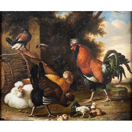 811 - British School (19th Century) Compositions with turkeys, roosters and other birds, in the manner of ... 