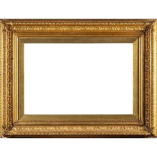 825 - Two carved and gilt wood and gesso frames, in Rococo taste, modern The larger 116.5 x 85.5 x 4.5cm (... 