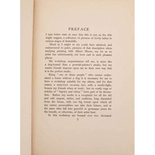 1 - ALDIN, Cecil. An Artist's Models, London: Witherby 1930, first edition, 20 plates, org. buckram clot... 