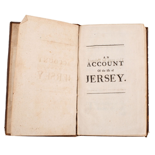 231 - FALLE, Philip. Caesarea: or, an Account of Isle of Jersey, London 1694, lacking title page, cont. fu... 