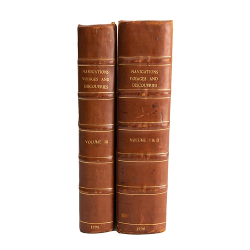 235A - HAKLUYT, Richard. The Principal Navigations, Voyages, Traffiqes and Discoveries of the English Natio... 