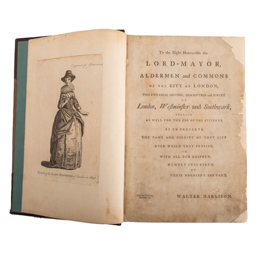 236 - HARRISON, Walter. A New and Universal History, Description and Survey of the Cities of London and We... 