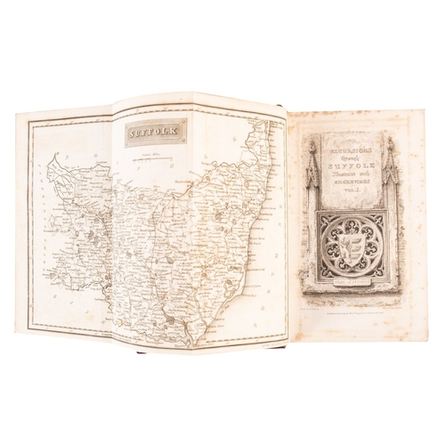 260 - SUFFOLK & NORFOLK. [Cromwell, Thomas Kitson] Excursions in the County of Suffolk, London: Witham & M... 