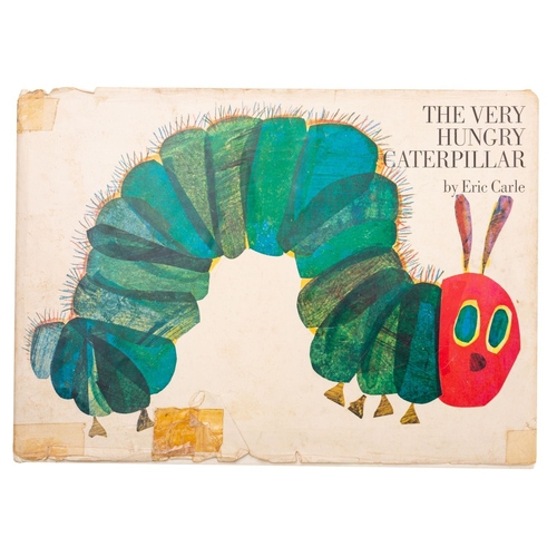 38 - CARLE, Eric. The Very Hungry Caterpillar, 1st UK edition, 1970, colour illustrations, front endpaper... 