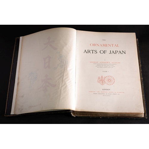 5 - AUDSLEY, George Ashdown (1838-1925). The Ornamental Arts of Japan. London: Sampson Low, Marston, Sea... 