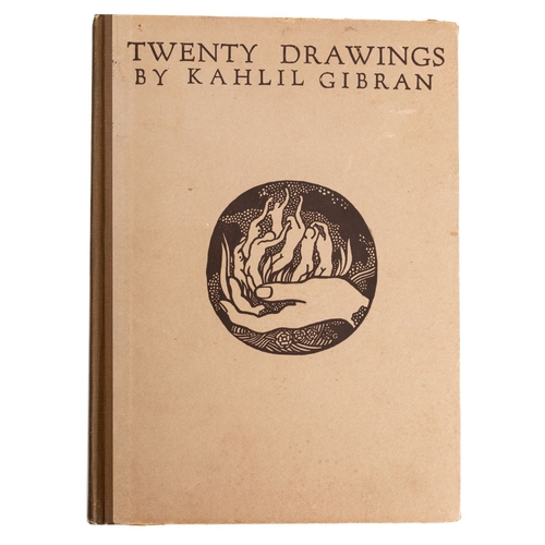 53 - GIBRAN, Kahlil. Twenty Drawings... with an Introductory Essay by Alice Raphael, 1st ed., New York, A... 