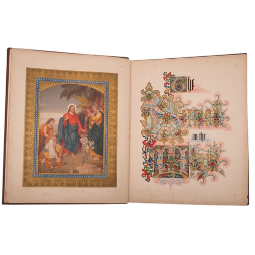 71 - ROLT, Charles (illustrated). The Sermon on the Mount. Illuminated by W. & G. Audsley. Illustrated by... 