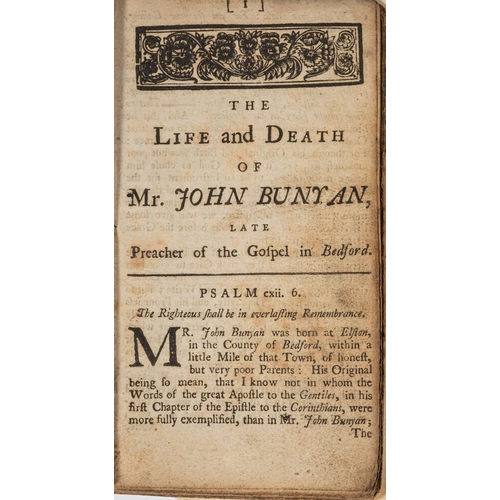 93 - BUNYAN, John. The Life and Death of Mr John Bunyan, London: C. Hitch & L. Hawes nd (mid-18th century... 