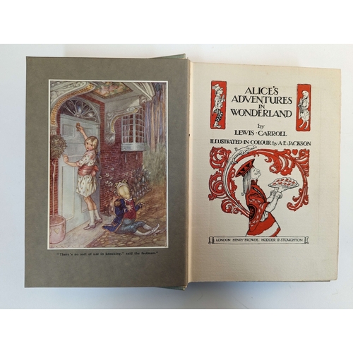 56 - ILLUSTRATED. JACKSON, A. E. Alice's Adventures in Wonderland by Lewis Carroll, London: Henry Frowde/... 