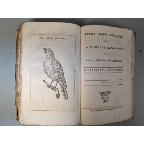 120 - EIGHTEENTH CENTURY MAGAZINES. And other publications, primarily The London Magazine and  The Gentlem... 