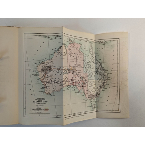 267 - AUSTRALIA. Giles, Ernest. Australia Twice Traversed..., 2 vol., London 1889, first edition, 6 foldin... 