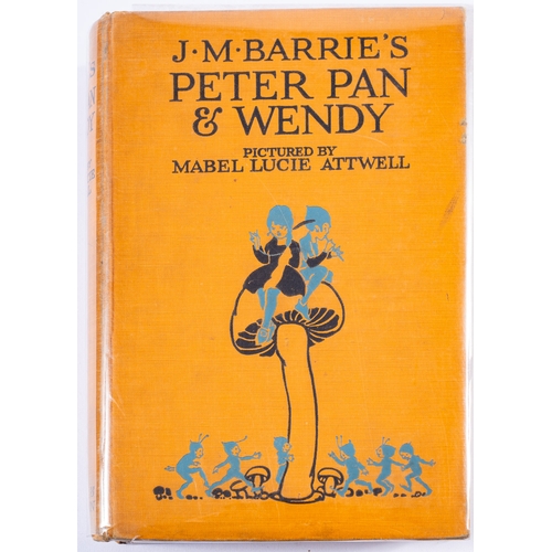 34 - BARRIE, J. M. Peter Pan & Wendy, Hodder & Stoughton n.d. c. 1925, illus. with 12 cold. plates by Mab... 