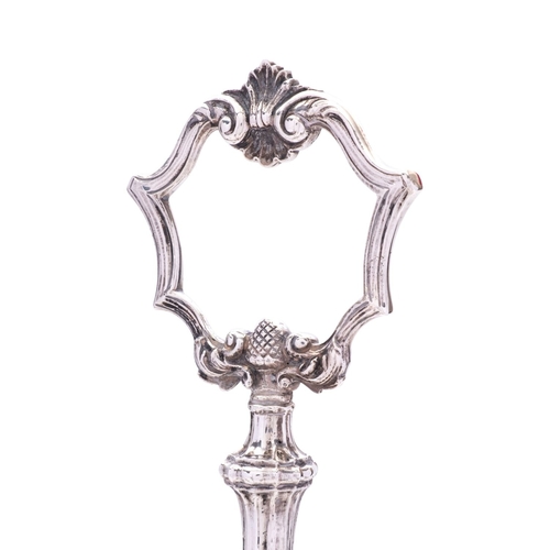 248 - An Italian eight branch silver candelabra by Ilario Pardella,  Milian 1944- 1955, stamped 800, a car... 