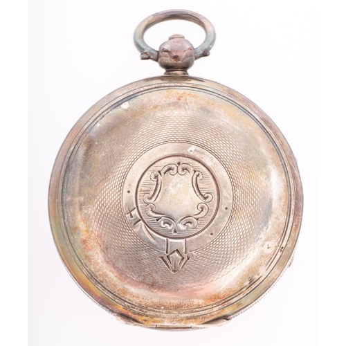 375 - J.G. Graves a silver pocket watch the dial signed J.G. Graves, The Empress English Lever, with the m... 