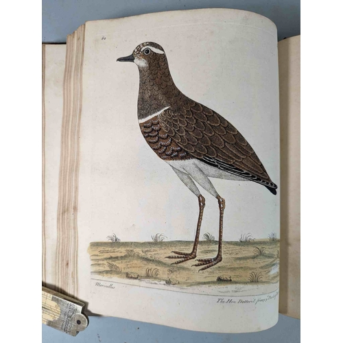 266 - ALBIN, Eleazar. A Natural History of Birds, to which are added, Notes and Observations by W. Derham,... 