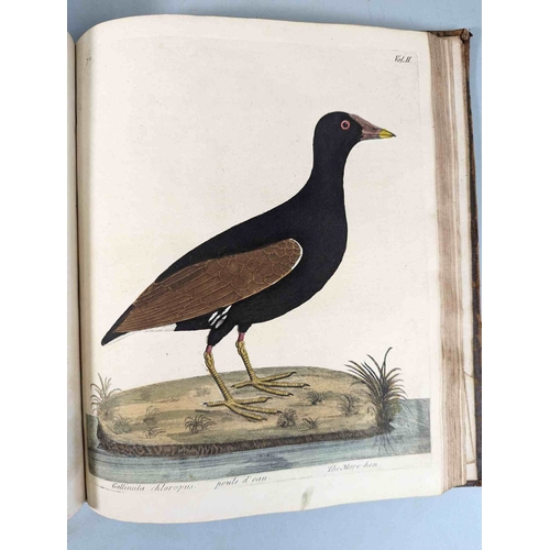 266 - ALBIN, Eleazar. A Natural History of Birds, to which are added, Notes and Observations by W. Derham,... 