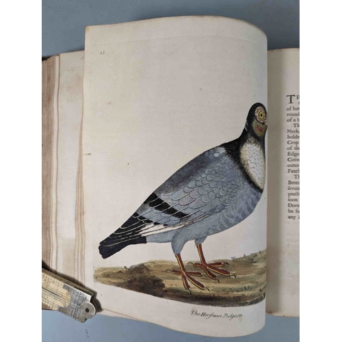 266 - ALBIN, Eleazar. A Natural History of Birds, to which are added, Notes and Observations by W. Derham,... 