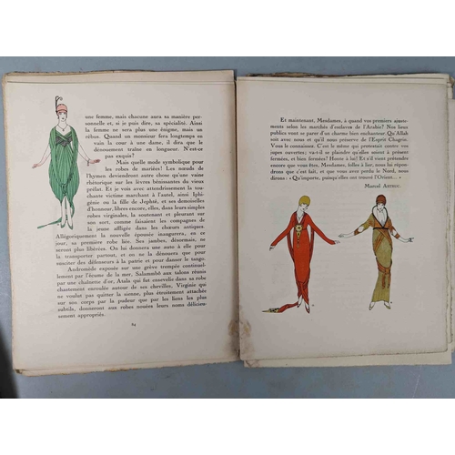 50 - FASHION. VOGEL, Lucien. GAZETTE DU BON TON: Art-Modes & Frivolités, Paris 1913-14, 4 vol., Noel 1913... 