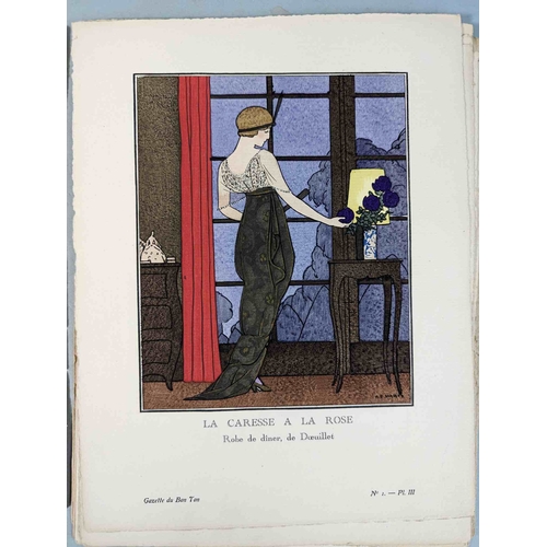 50 - FASHION. VOGEL, Lucien. GAZETTE DU BON TON: Art-Modes & Frivolités, Paris 1913-14, 4 vol., Noel 1913... 