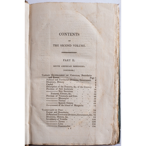 212 - BONNYCASTLE, R. H. Spanish America: or a descriptive, historical, and geographical account of the do... 