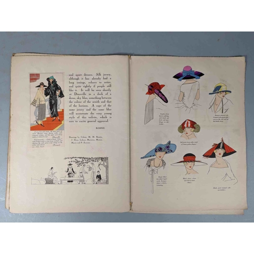 49 - FASHION. ART GOÛT BEAUTÉ, Feuillets De L'Élégance Féminine. 17 issues 1922-23, comprising: Jan 1922,... 