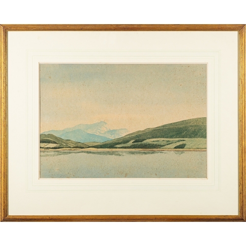 102 - Two watercolours, one by John Thorburn McGaw (British, 1872-1952) - Loch Linnie - Watercolour - 36 x... 