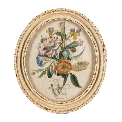 118 - British School, 19th Century - ten various pictures- Studies of flowers - Eight watercolours - The l... 