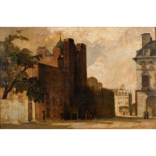 130 - Marianne Lucy Trench (British, 1888-1940) - St. James's Palace - Oil on canvas - 50 x 76cm - Signed ... 