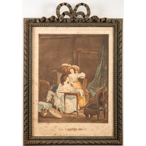 17 - After Nicolas Lavreince (French, 1752 - 1814) and Louis Boilly (French,1761-1845) - La Comparaison &... 