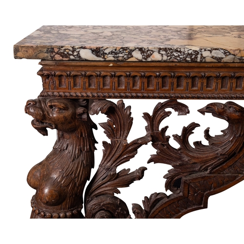 264 - An Important George II carved pine Console Table,  possibly attributed to a design by William Kent, ... 