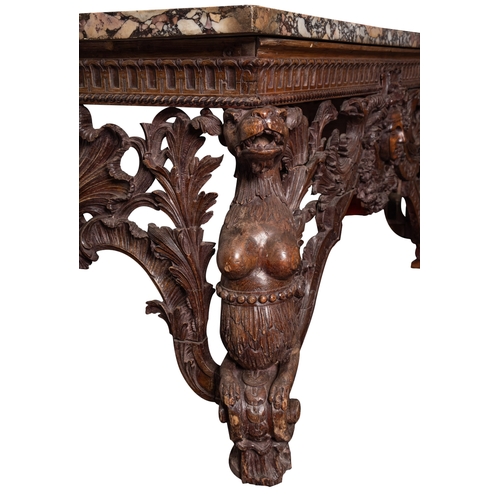 264 - An Important George II carved pine Console Table,  possibly attributed to a design by William Kent, ... 