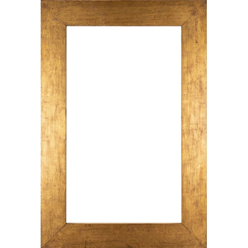 3 - A plain giltwood picture frame - rebate 98.5 x 58cm - Together with another plain example - rebate 9... 