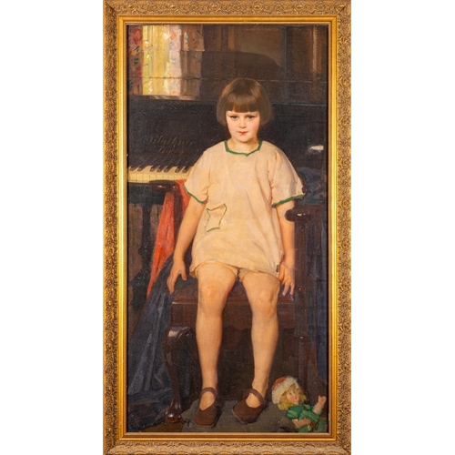 31 - *Harold Speed (British, 1872-1957) - Young lady of the house (portrait of the daughter of Harold Spe... 