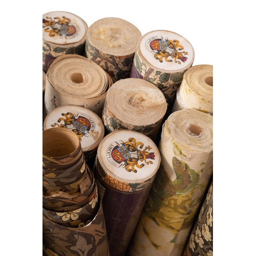 385 - Twenty unused rolls of Liberty wallpaper of 'briarwood' pattern together with a quantity of Sanderso... 