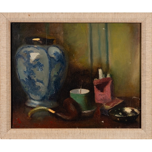 61 - Two still life paintings, one by George Reekie (British, 20th Century) - Still life with carrots, mu... 