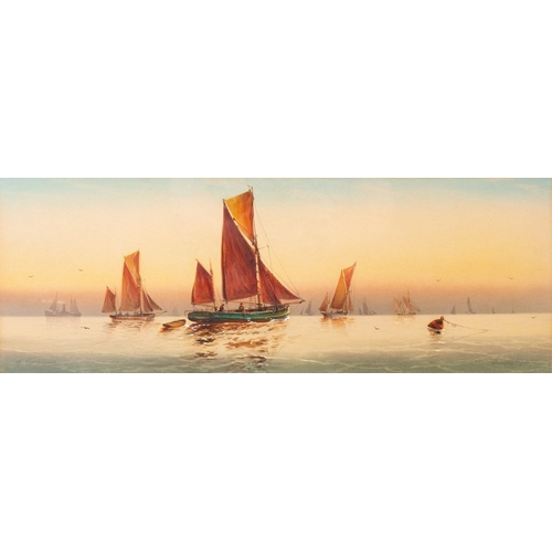 106 - British School, 19th/20th Century The two-master BM 258 in full sail Watercolour and gouache 39 x 49... 